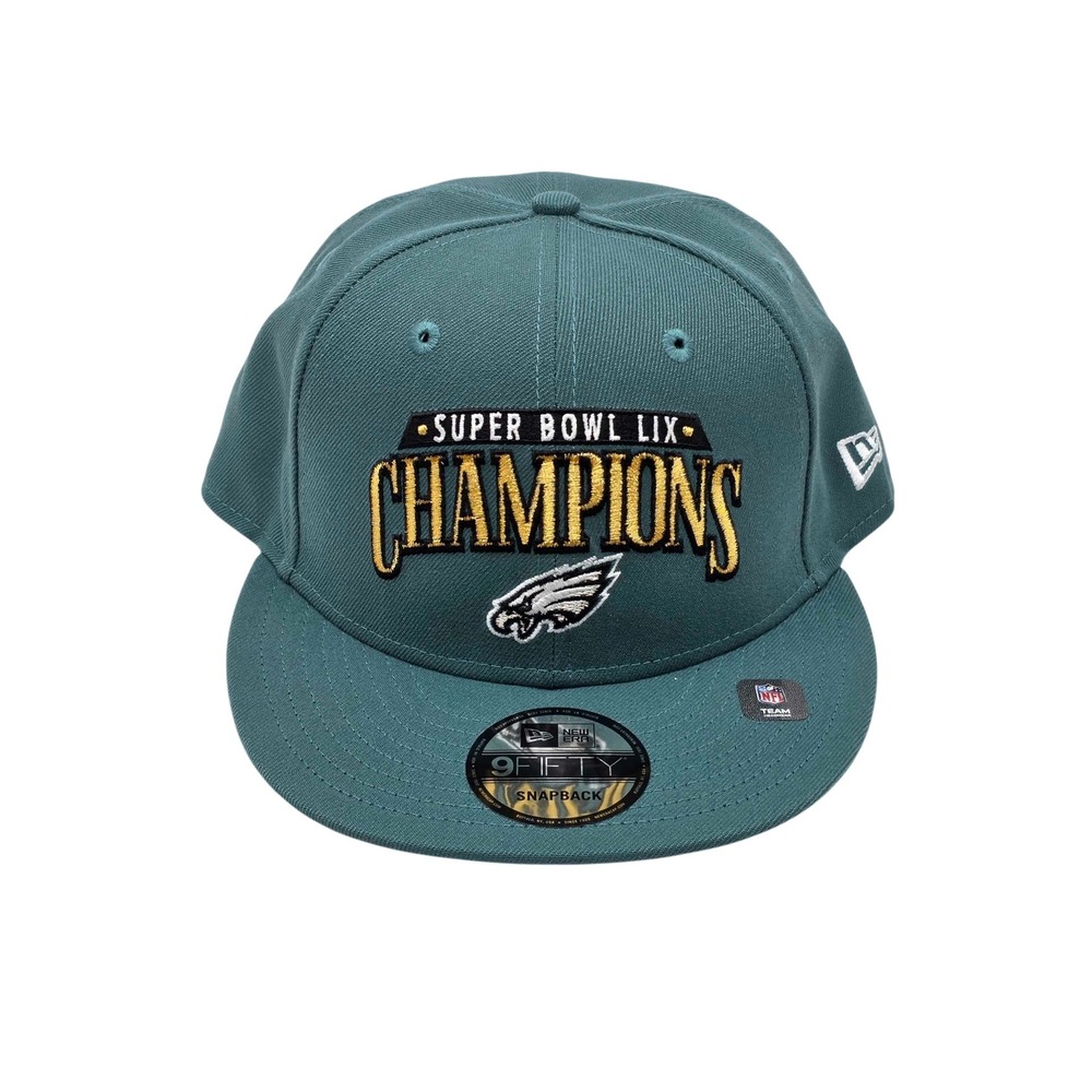 New Era Philadelphia Eagles Super Bowl LIX Champions 9FIFTY Snapback Hat Cap